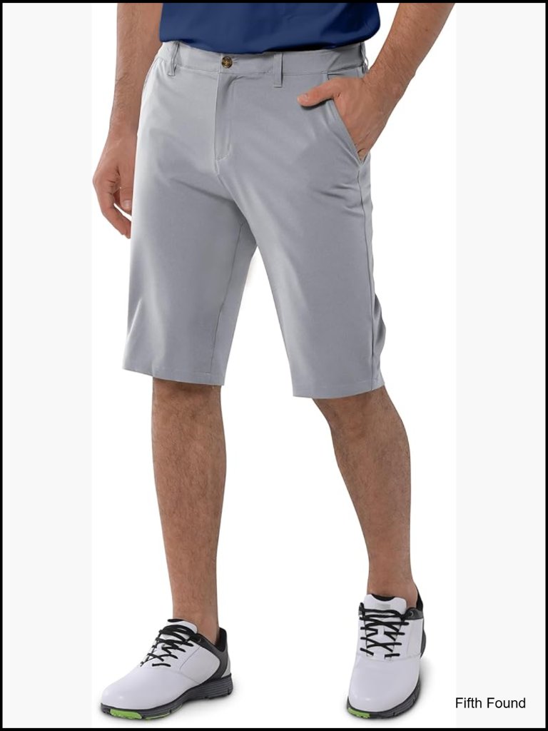 Men's Golf Shorts Dry Fit Lightweight Quick Dry Stretch With Pockets 11" Inseam
